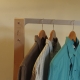 Portant à vêtements bleu