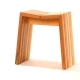 Tabouret Mezenc en bois Bayadère