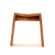 Tabouret Mezenc en bois de noyer