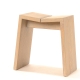 Tabouret Mezenc en bois de chêne