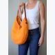 Sac Hobo - Suédine Orange