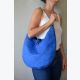 Sac Hobo - Suédine Bleu