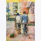 Ouvriers de Ménilmontant : tableau ou s'entrecroisent peinture et photo