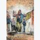 Ménilmontant, sa jeunesse : tableau ou s'entrecroisent peinture et photo