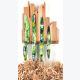 Support à couteaux magnétique mural en bois - SKYLINE MURAL WOODMIX