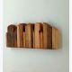 Support à clés mural magnétique  en bois - SKYLINE Key TTC (key to the city) WOODMIX