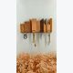 Support à clés mural magnétique  en bois - SKYLINE Key TTC (key to the city) WOODMIX