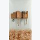 Support à clés mural magnétique  en bois - SKYLINE Key TTC (key to the city) WOODMIX