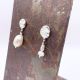 Âme - Boucles d'oreilles en argent et 925 et perles