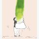 Impression A3 risographie "Calin au poireau"