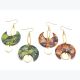 Boucles d’oreilles GWENOLA collection GLAMOUR, Plaqué or et acier inoxydable sans nickel