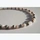 Collier en pierre de lune et jaspe dalmatien