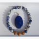 Bracelet jaspe paysage et sodalite