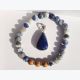 Bracelet jaspe paysage et sodalite